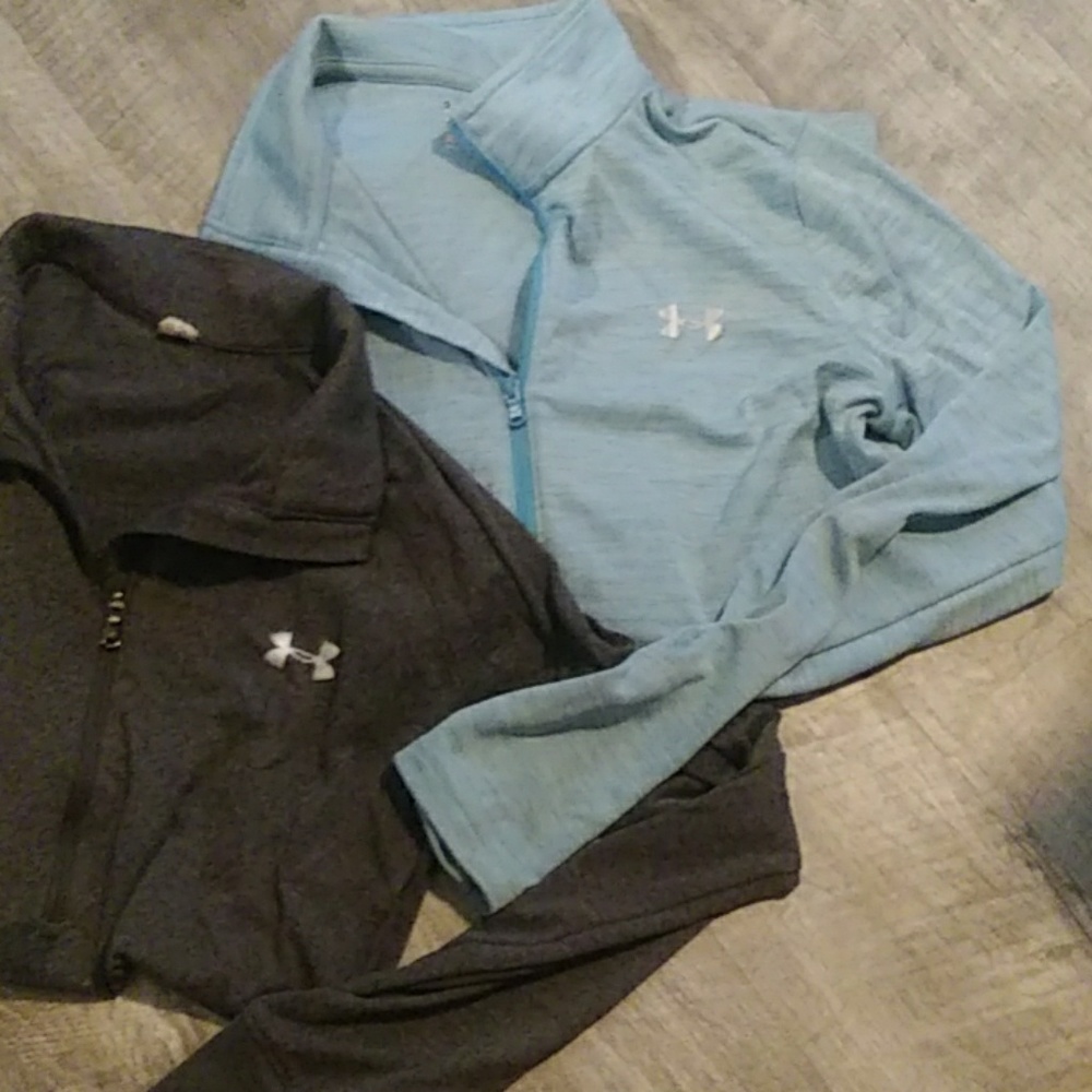 Long sleeve under armour.. Half zipper shirts